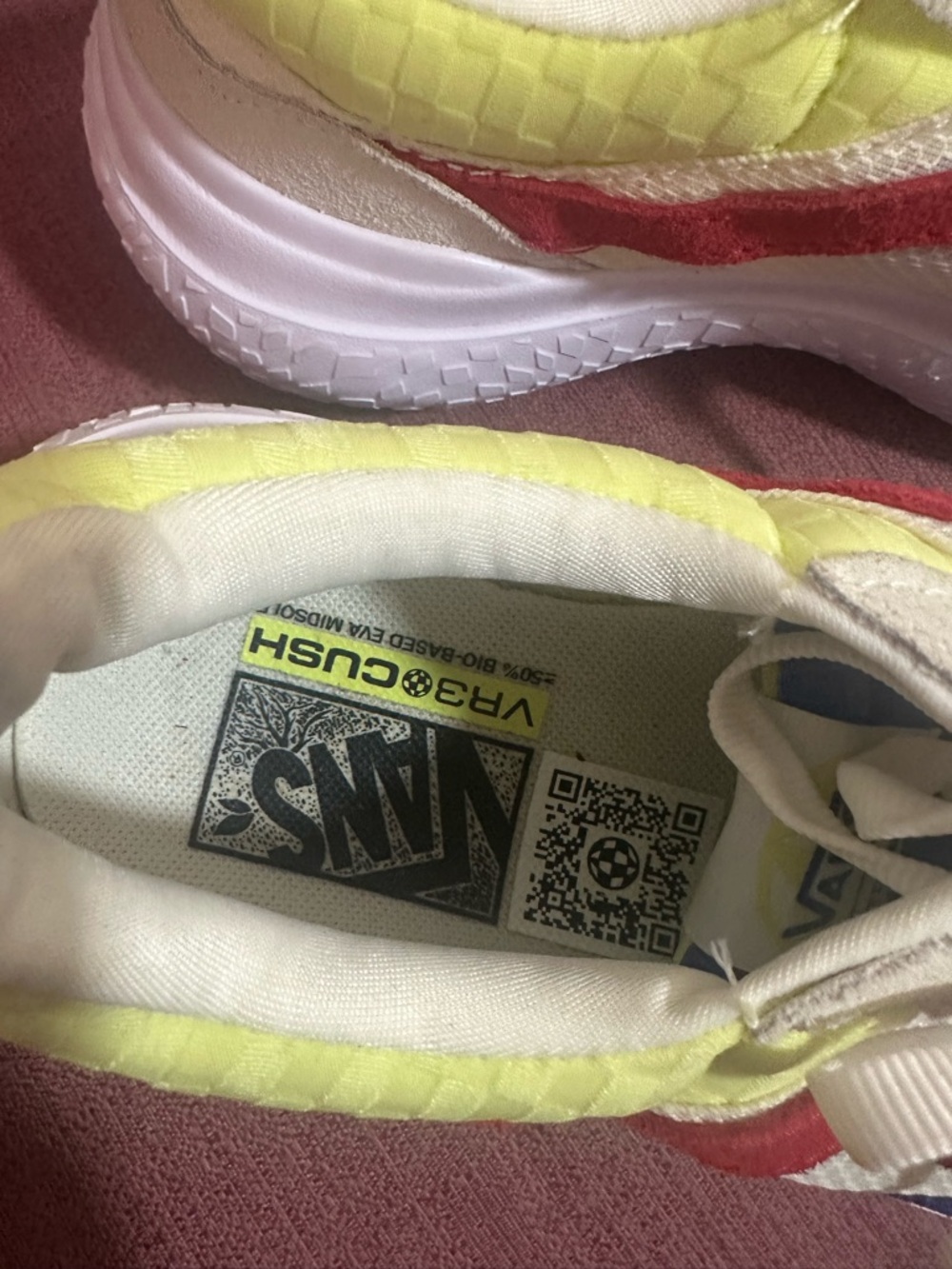 Vans  Multi-Color VR3 Cush Running Shoes•NWOT - Picture 4 of 11